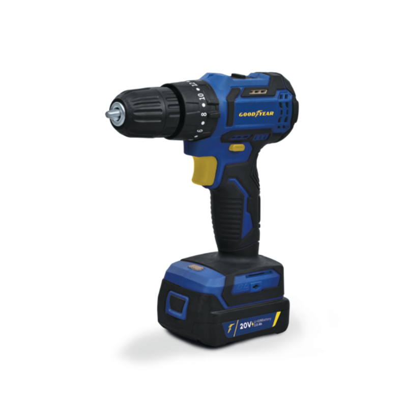 TALADRO A BATERIA DE LITIO GOODYEAR GY 1020LI 20V